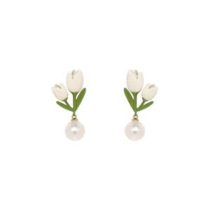 Tulip Drop Glaze Earrings